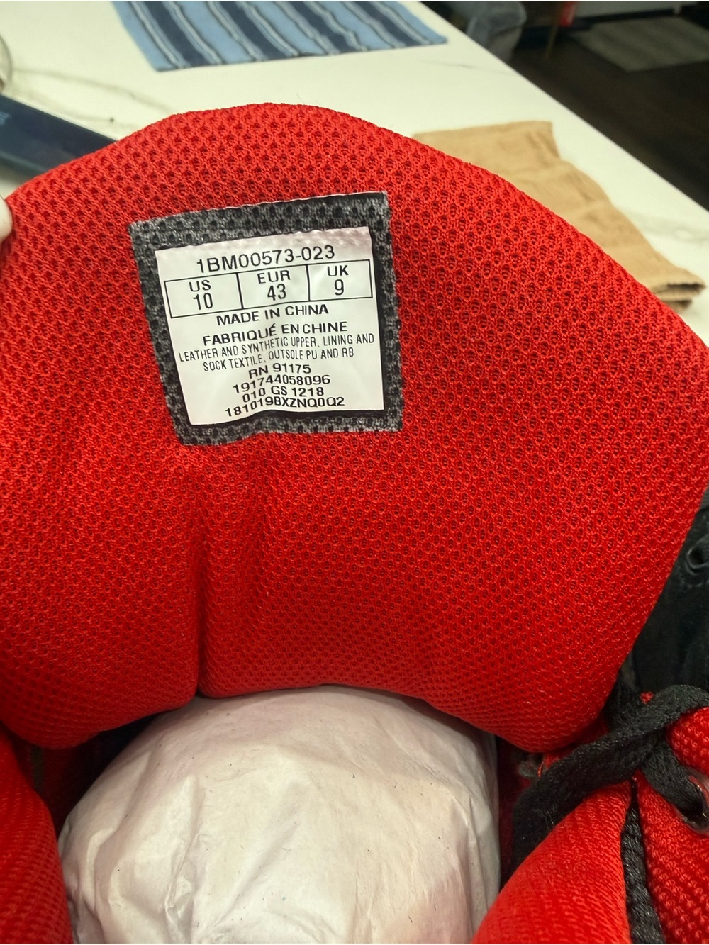 Patrick Ewing Athletics “Death Row”  High-Top Bball Shoes - Red & Black Suede - Picture 5 of 16